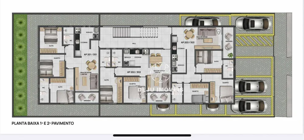 Apartamento, 3 quartos, 63 m² - Foto 2