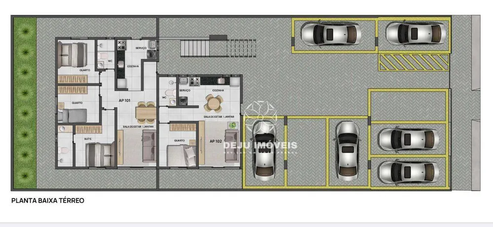 Apartamento, 3 quartos, 63 m² - Foto 3