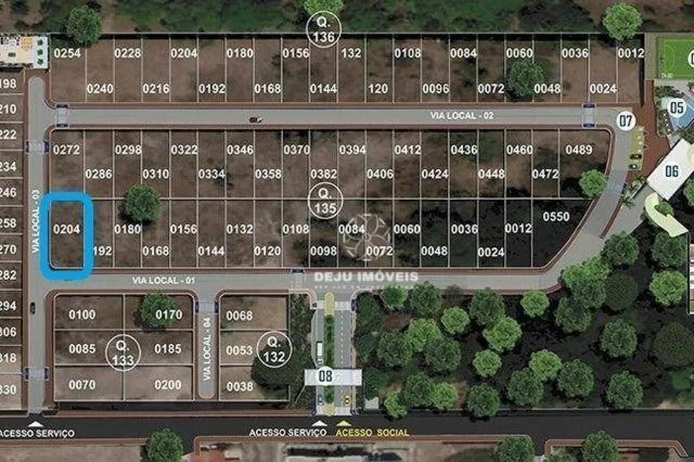 Loteamento e Condomínio, 465 m² - Foto 1