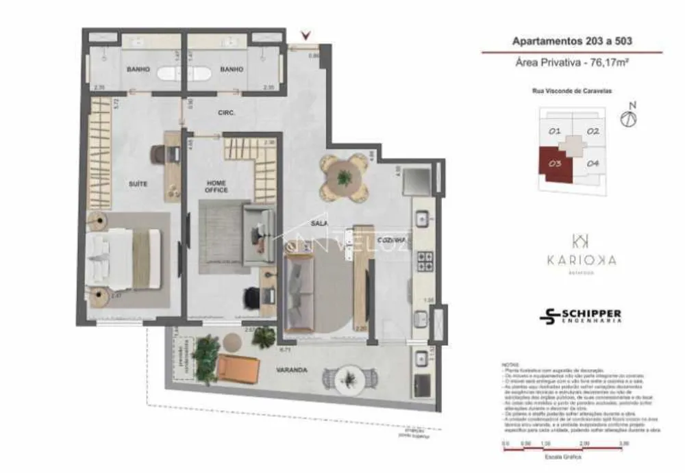 Apartamento, 2 quartos, 76 m² - Foto 15