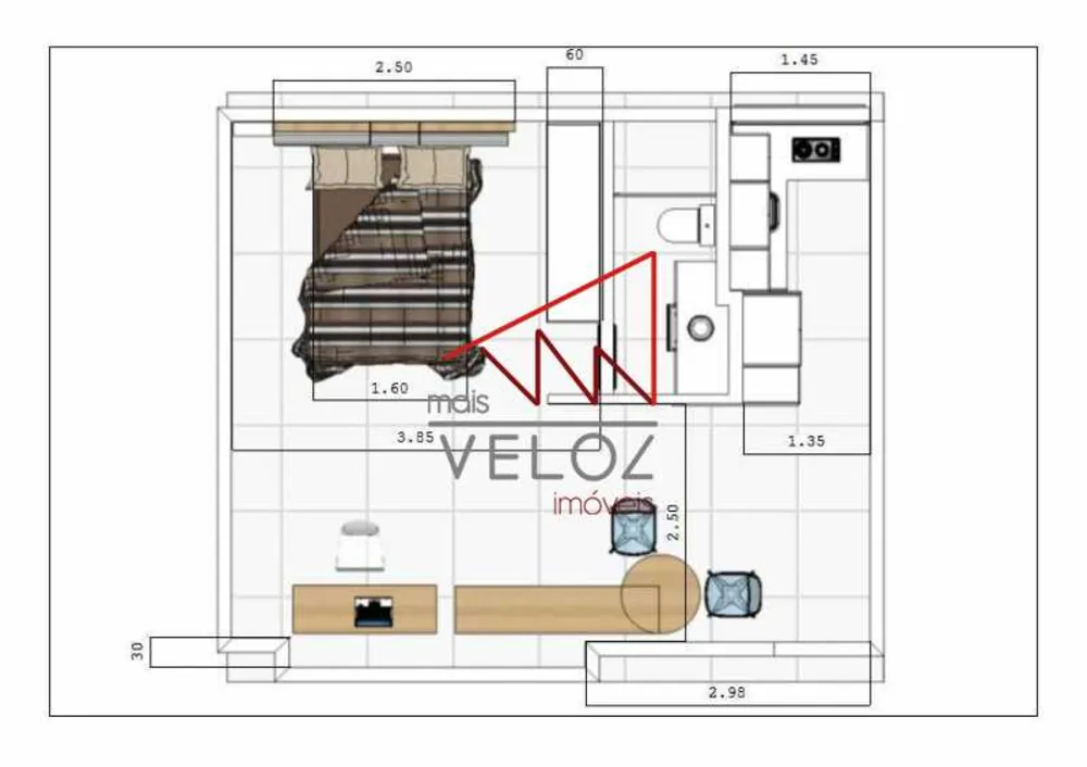 Apartamento, 1 quarto, 44 m² - Foto 11