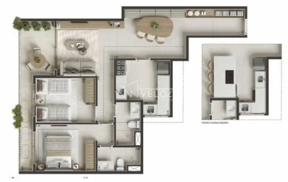 Apartamento, 2 quartos, 78 m² - Foto 4