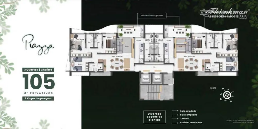 Apartamento, 3 quartos, 105 m² - Foto 4