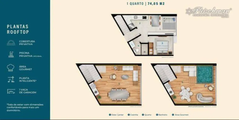 Apartamento, 1 quarto, 52 m² - Foto 4