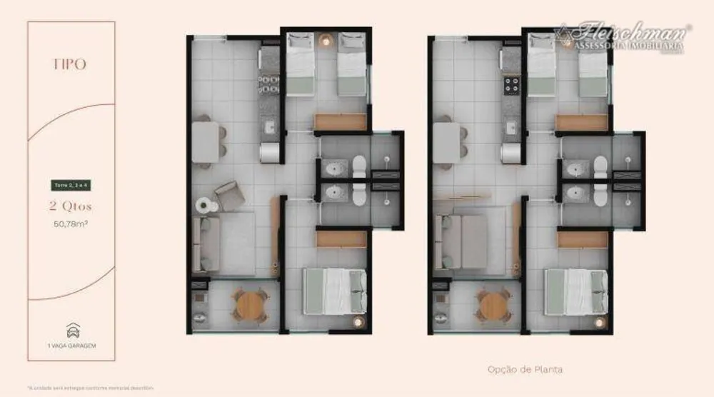 Apartamento, 2 quartos, 50 m² - Foto 4
