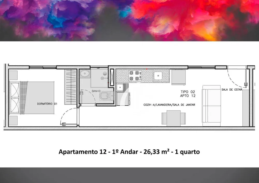 Apartamento, 1 quarto, 26 m² - Foto 11