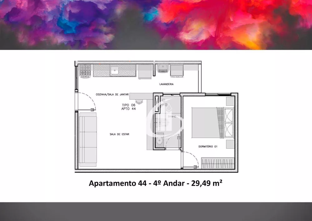 Apartamento, 1 quarto, 29 m² - Foto 11