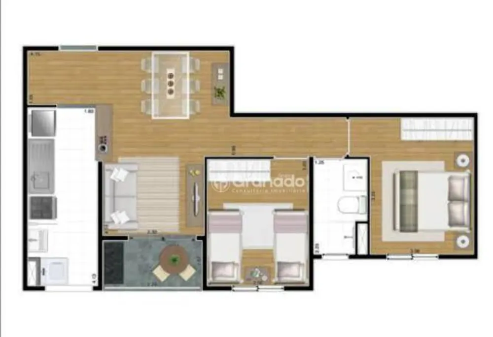 Apartamento, 2 quartos, 53 m² - Foto 11