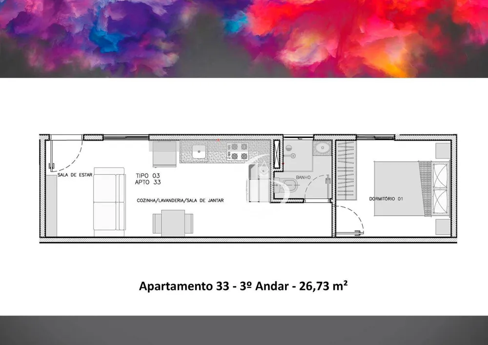 Apartamento, 1 quarto, 26 m² - Foto 11