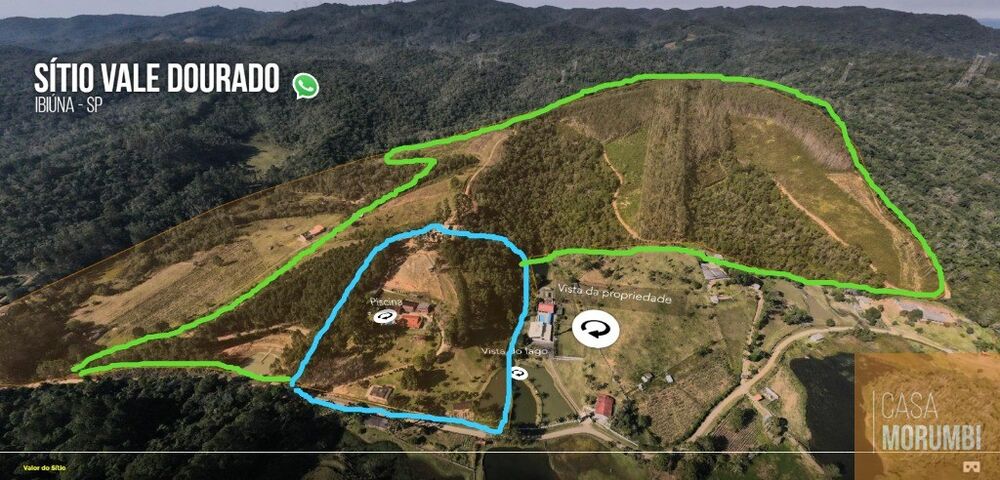 Sítio, 10 quartos, 3 hectares - Foto 1