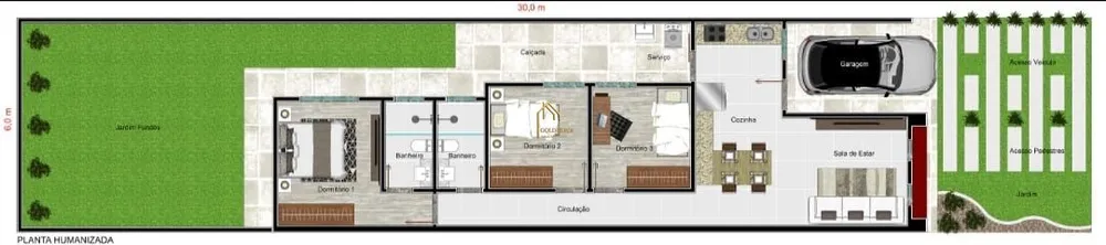 Apartamento, 2 quartos, 42 m² - Foto 1
