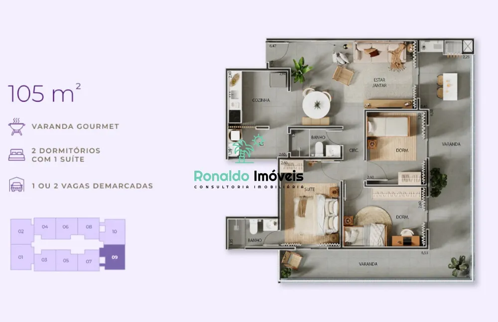 Apartamento, 2 quartos, 77 m² - Foto 10