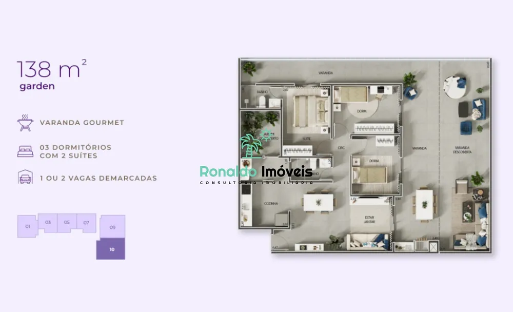Apartamento, 2 quartos, 77 m² - Foto 11