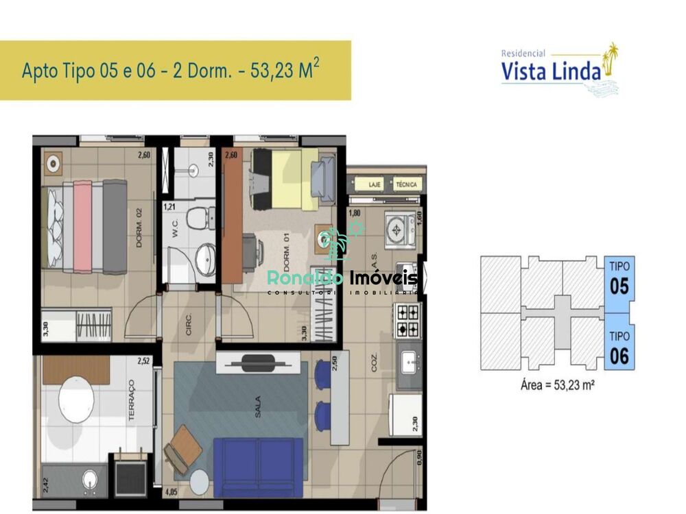 Apartamento à venda com 1 quarto, 51m² - Foto 10