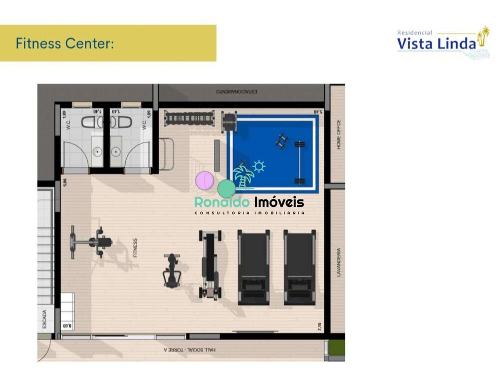 Apartamento à venda com 1 quarto, 51m² - Foto 7