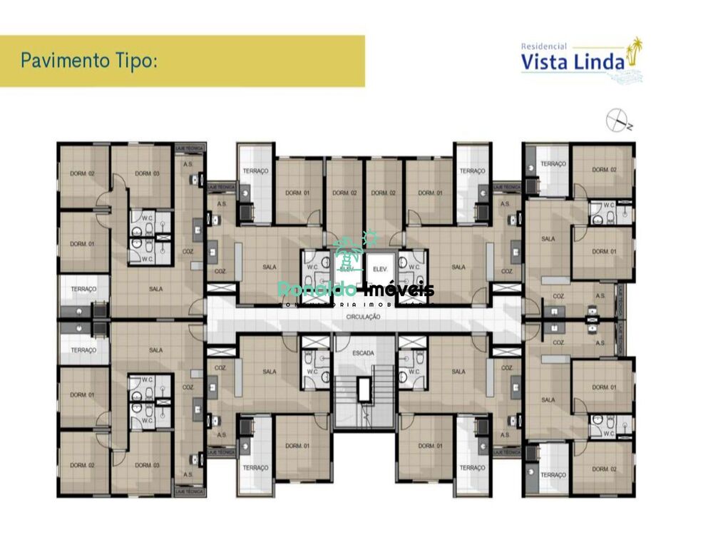 Apartamento à venda com 1 quarto, 51m² - Foto 9