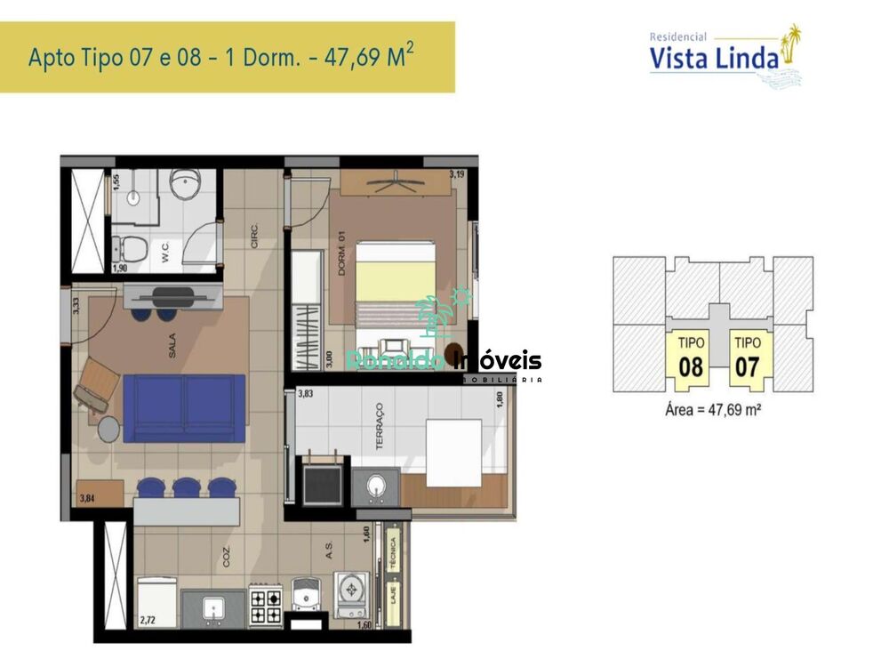 Apartamento à venda com 1 quarto, 51m² - Foto 11