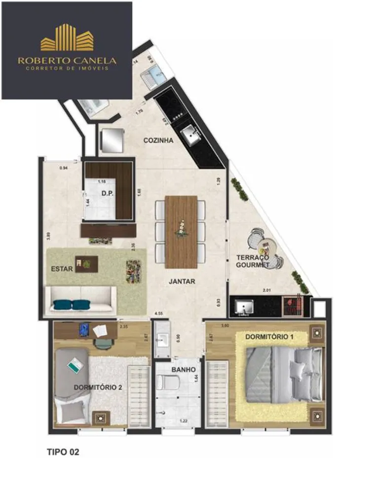 Apartamento, 2 quartos, 51 m² - Foto 5