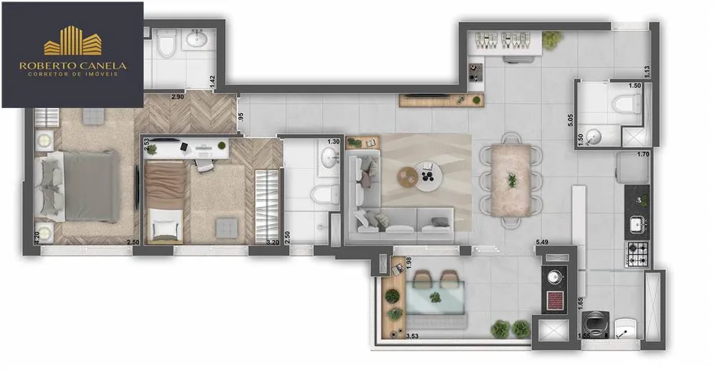 Apartamento, 3 quartos, 88 m² - Foto 8