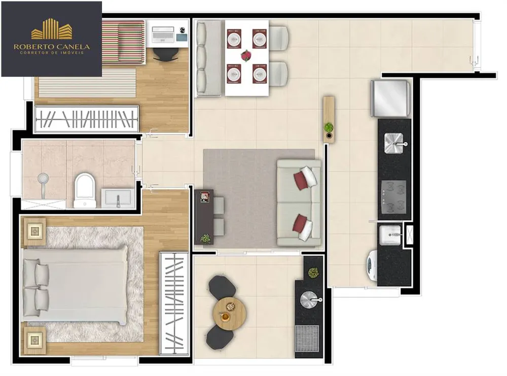 Apartamento, 2 quartos, 45 m² - Foto 6