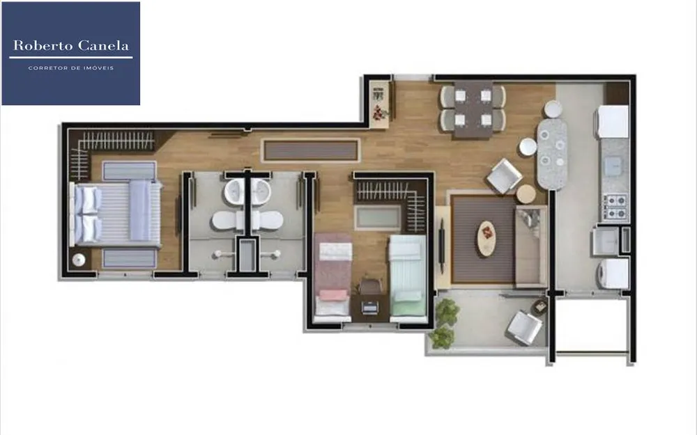 Apartamento, 2 quartos, 54 m² - Foto 14