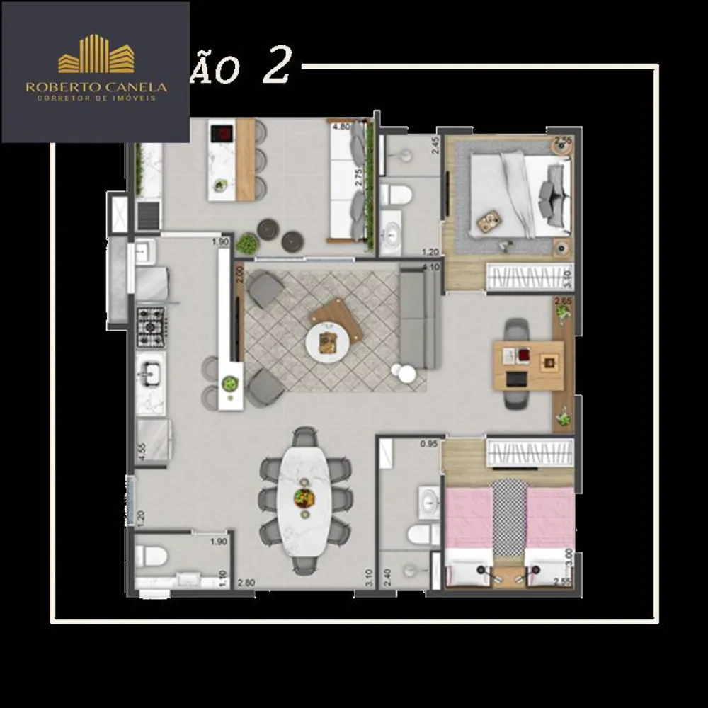 Apartamento, 2 quartos, 87 m² - Foto 5
