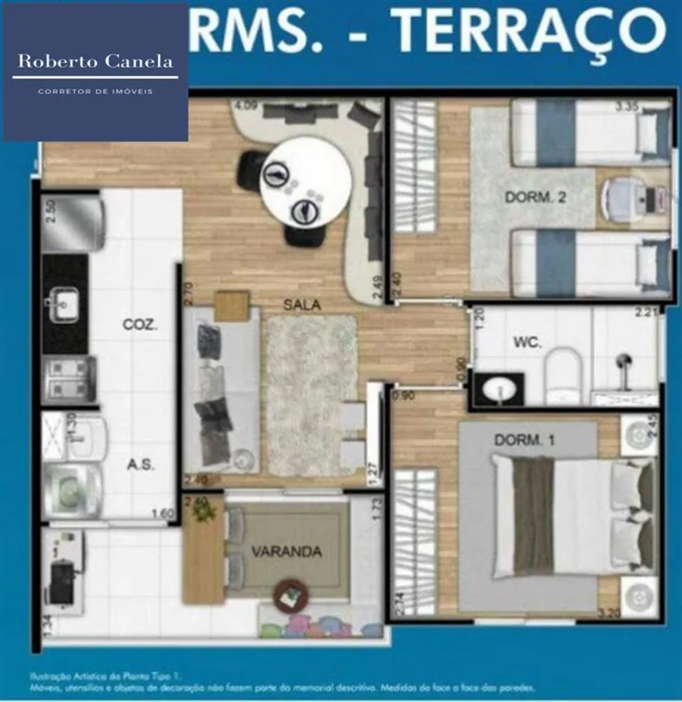 Apartamento, 2 quartos, 50 m² - Foto 4