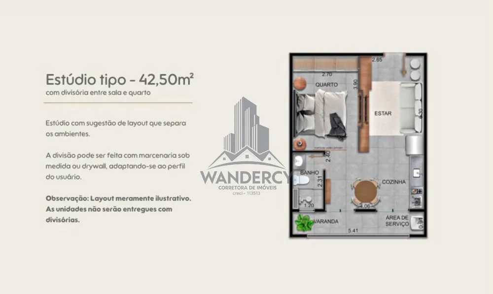 Apartamento, 1 quarto, 42 m² - Foto 8