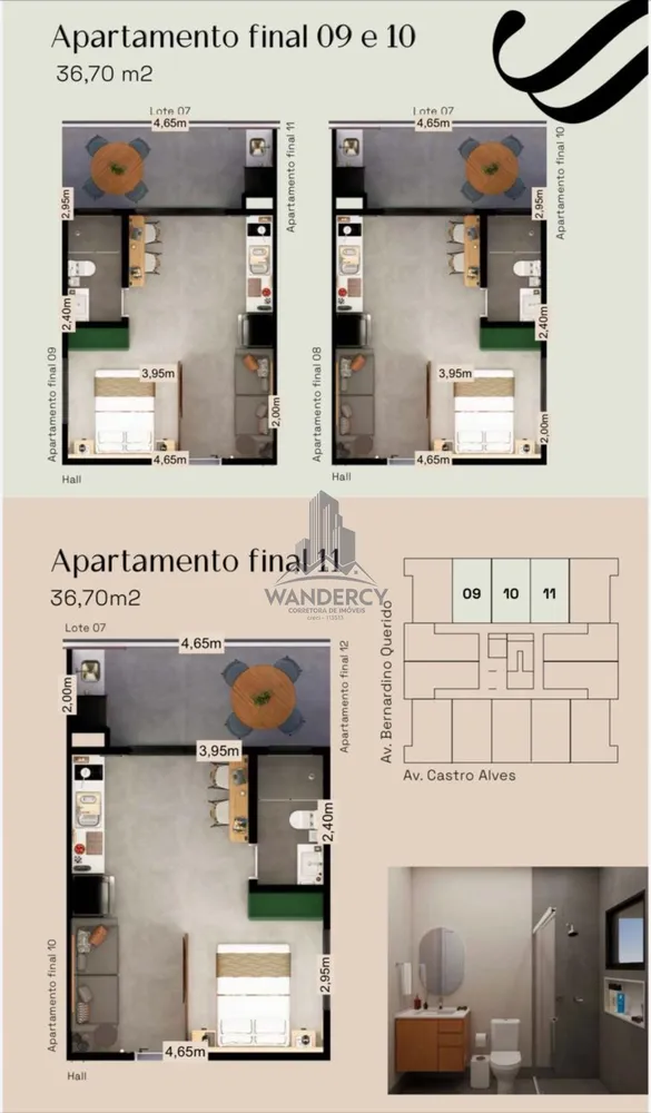 Apartamento, 1 quarto, 34 m² - Foto 13