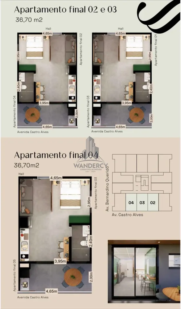 Apartamento, 1 quarto, 34 m² - Foto 11