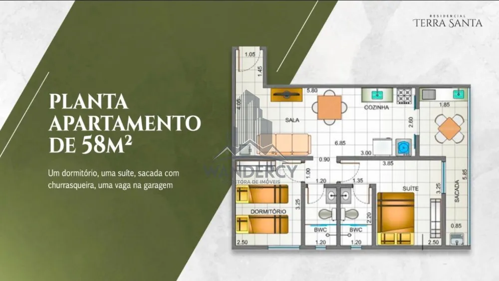 Apartamento, 2 quartos, 58 m² - Foto 6