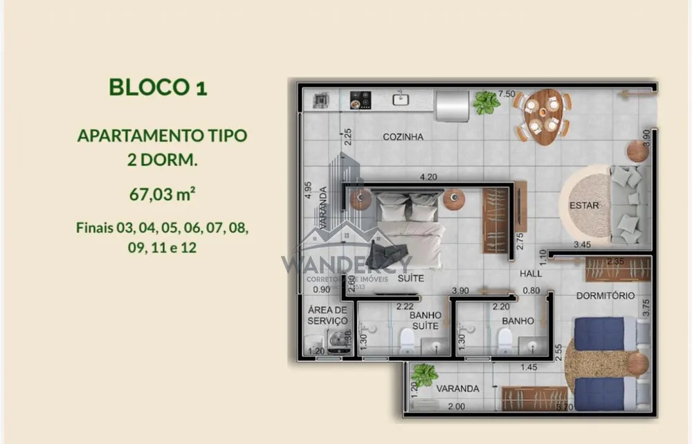 Apartamento, 2 quartos, 67 m² - Foto 19