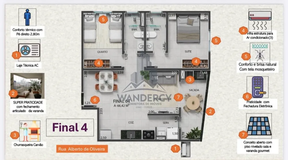 Apartamento, 2 quartos, 66 m² - Foto 8