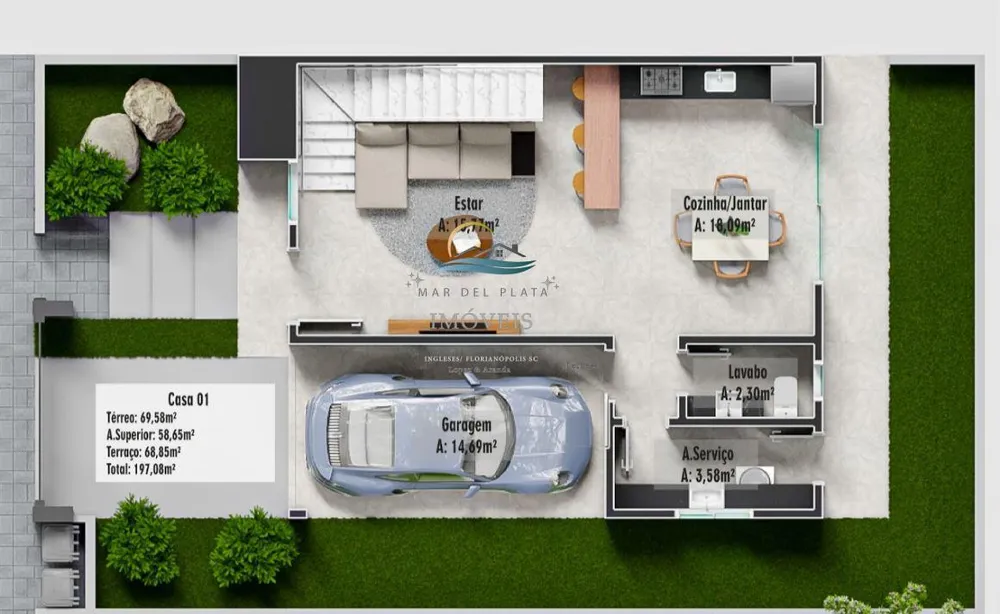 Casa, 3 quartos - Foto 4