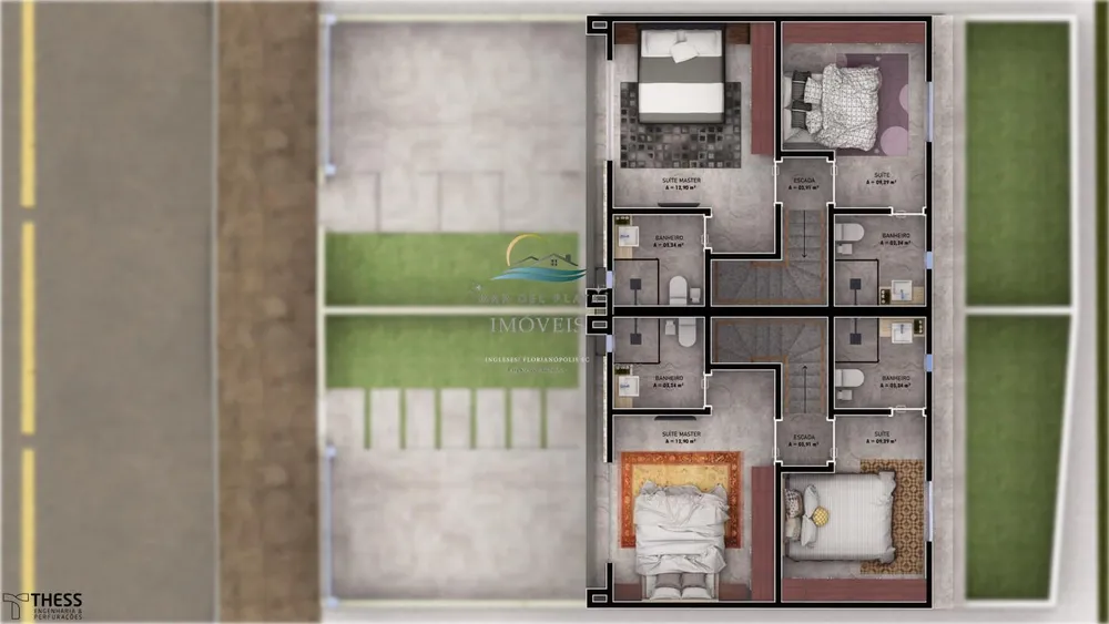 Sobrado, 2 quartos - Foto 2