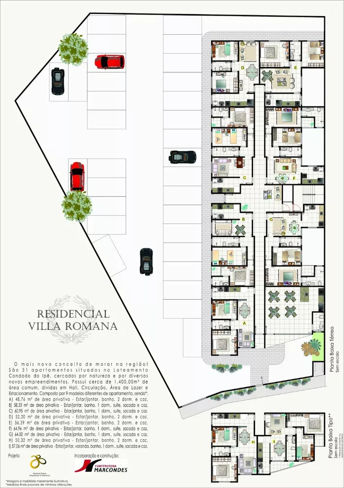 Apartamento, 2 quartos, 52 m² - Foto 8