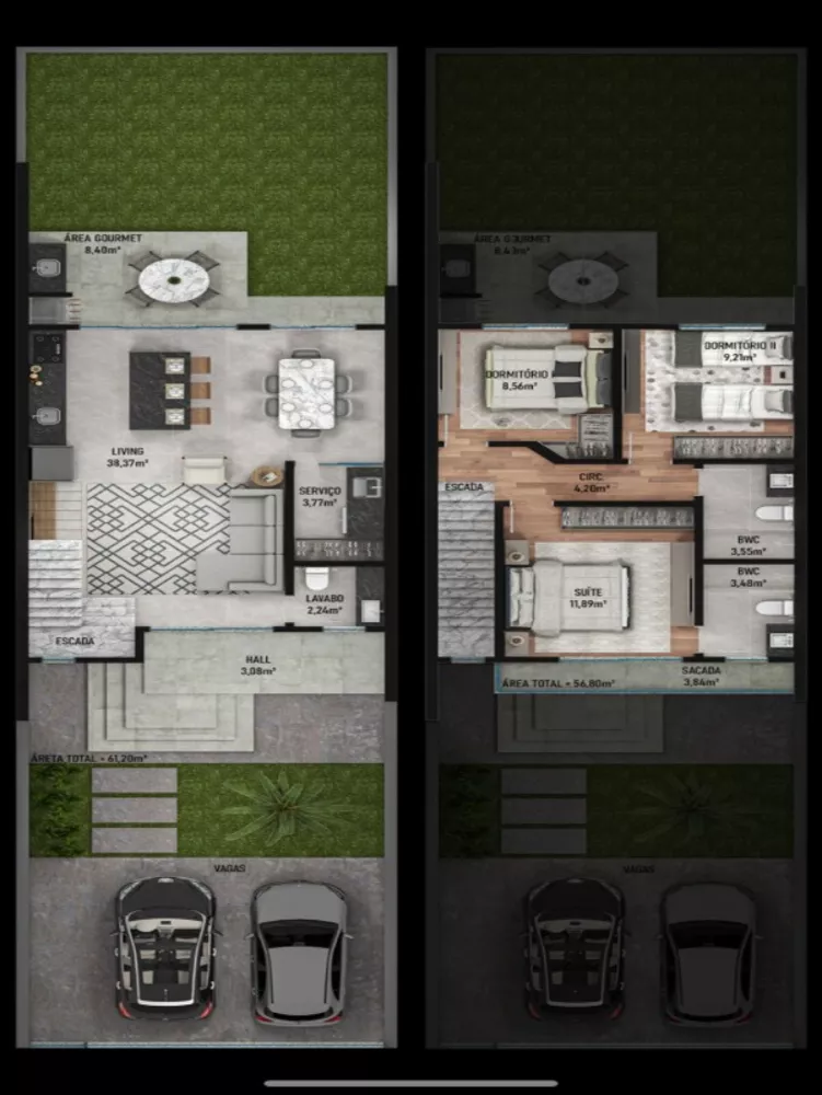 Casa, 3 quartos, 118 m² - Foto 1