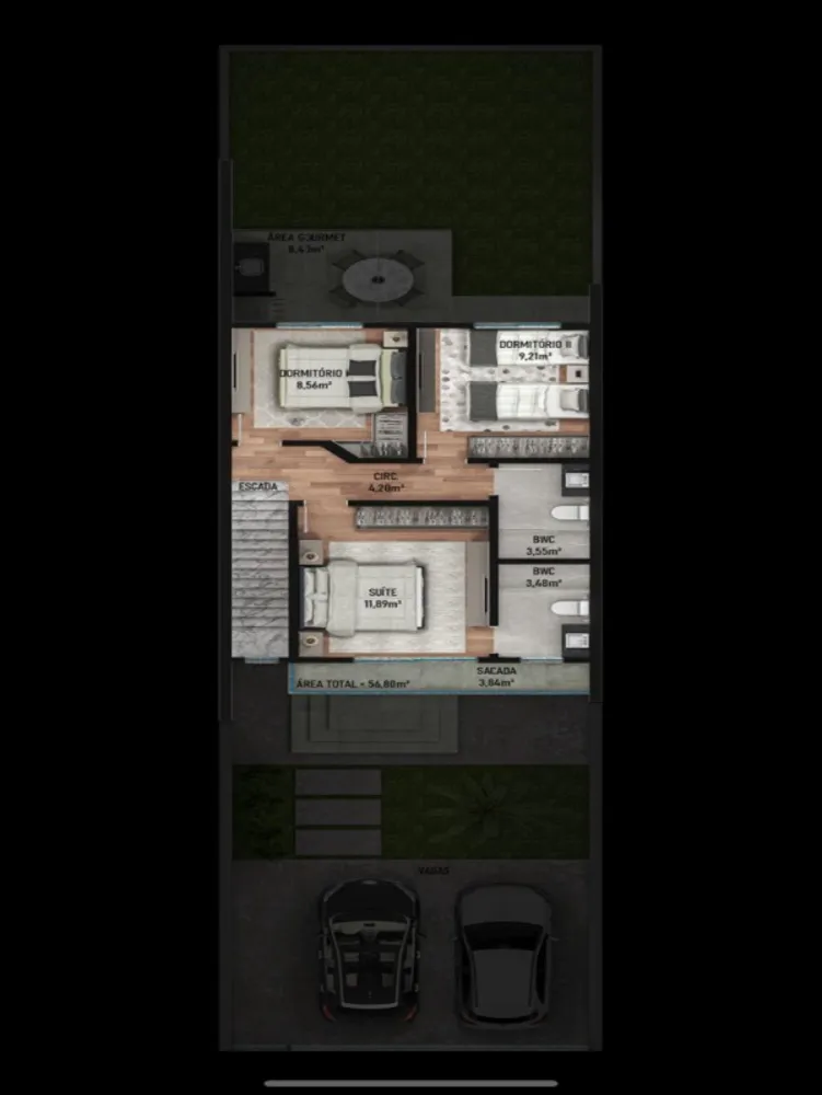 Casa, 3 quartos, 118 m² - Foto 11