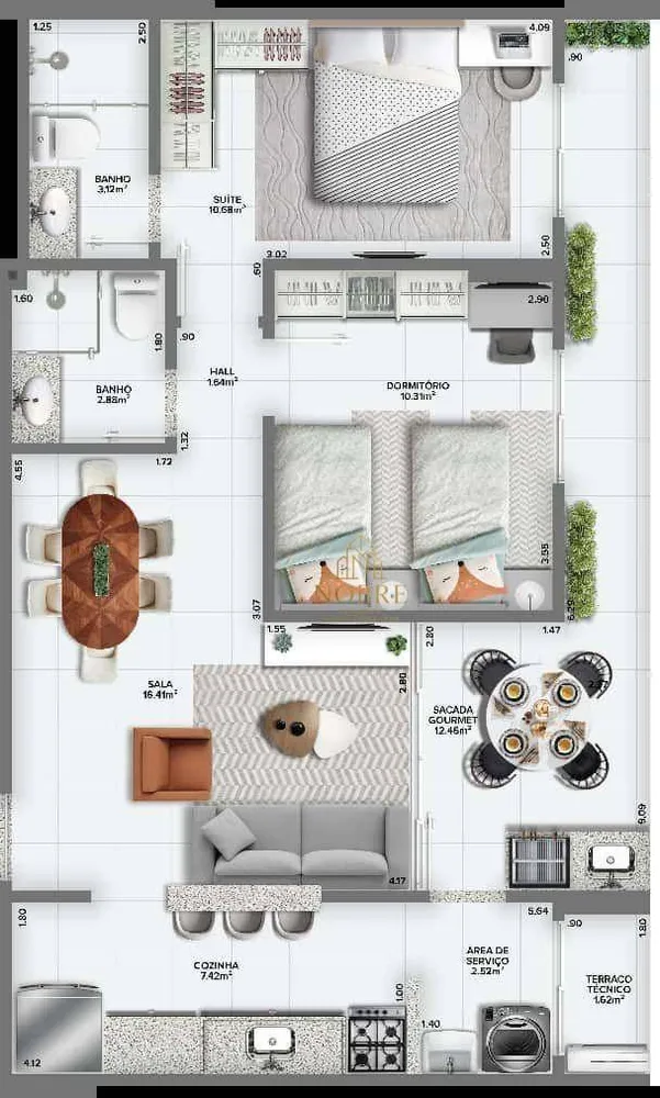 Apartamento, 2 quartos, 76 m² - Foto 11