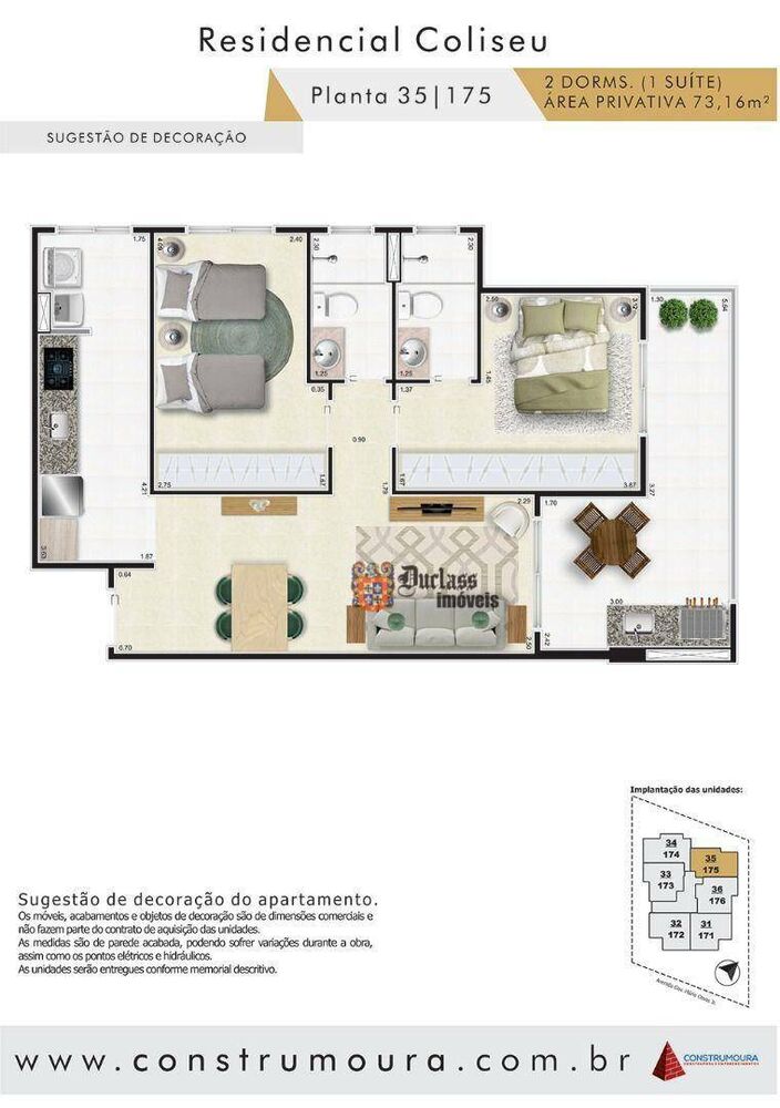 Apartamento, 2 quartos, 73 m² - Foto 4