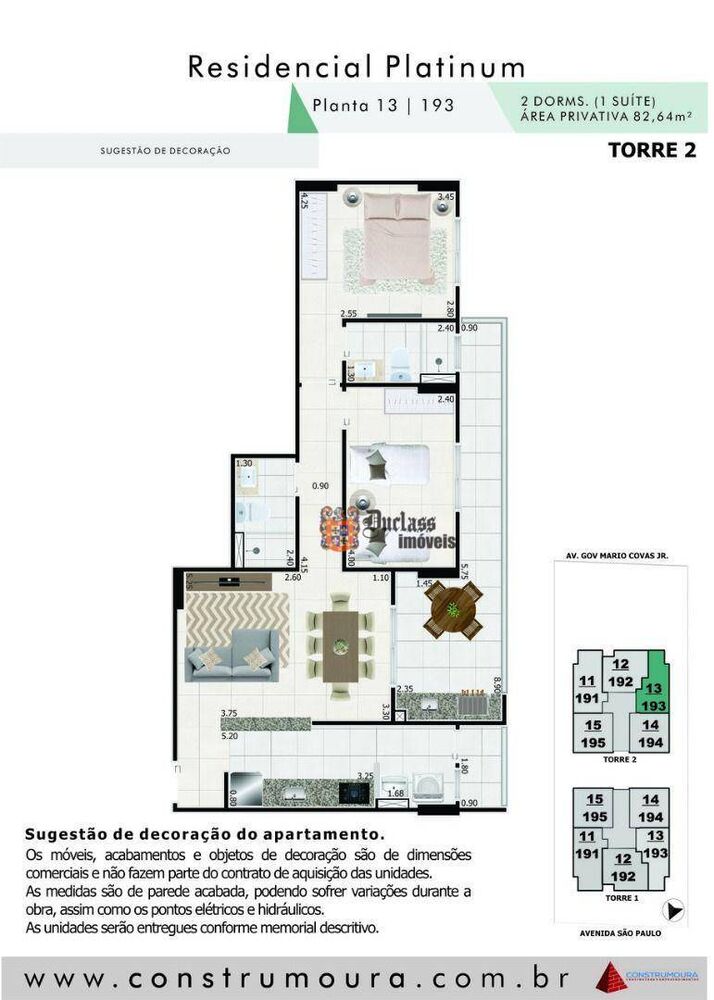 Apartamento, 2 quartos, 82 m² - Foto 12