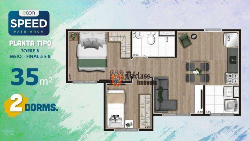 Apartamento, 2 quartos, 35 m² - Foto 32