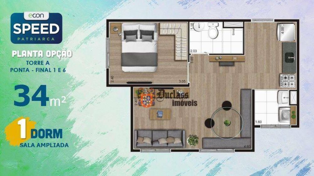 Apartamento, 2 quartos, 35 m² - Foto 29