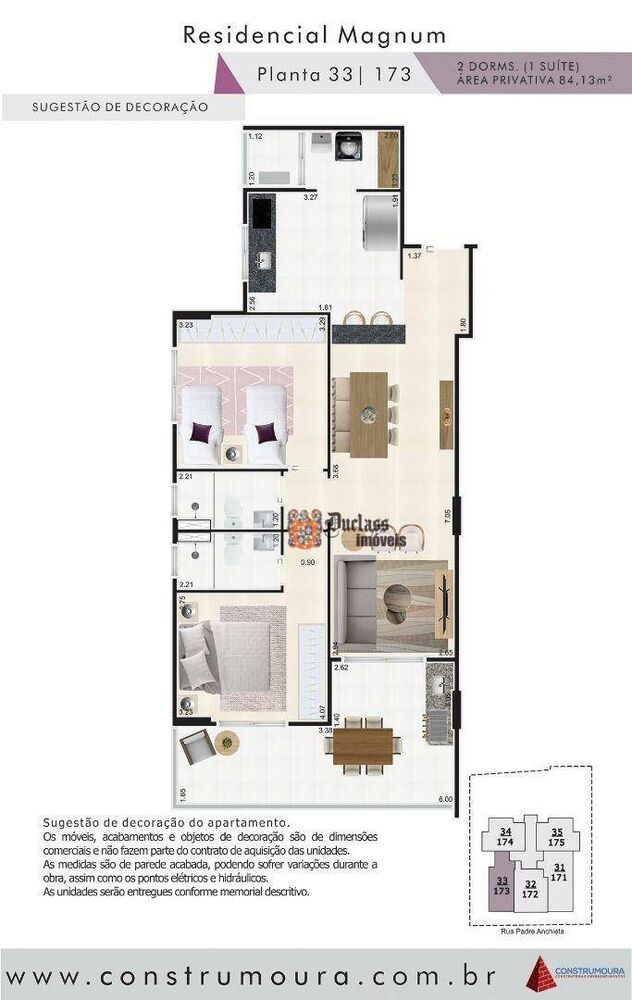 Apartamento, 2 quartos, 84 m² - Foto 8