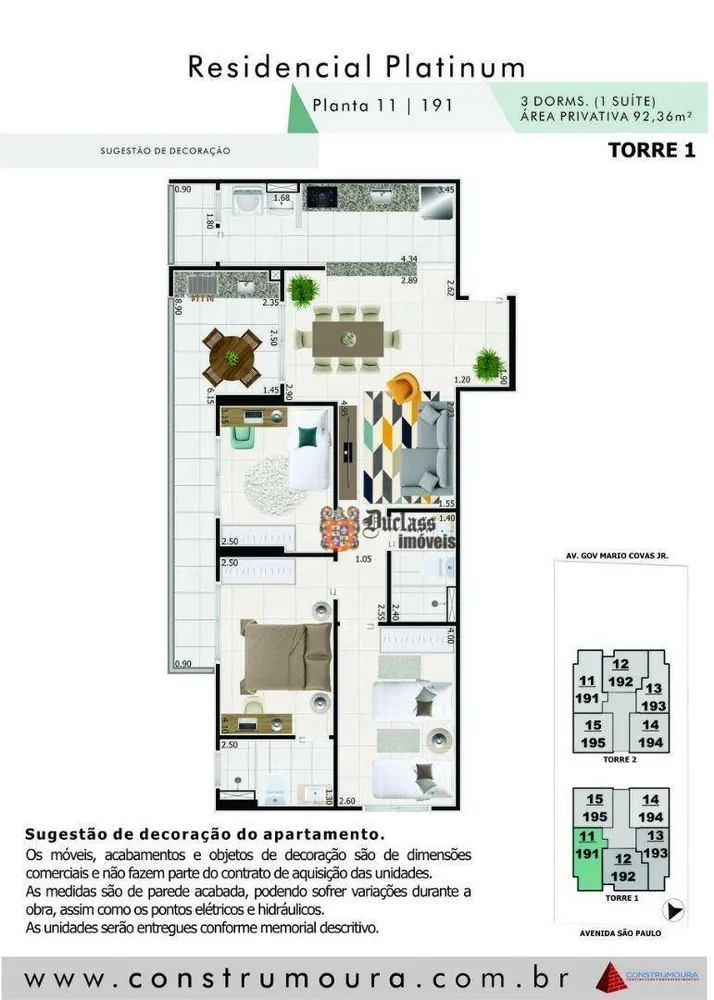 Apartamento, 3 quartos, 92 m² - Foto 2
