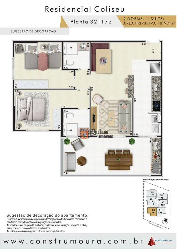 Apartamento, 2 quartos, 78 m² - Foto 3