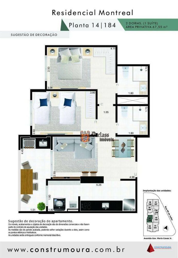 Apartamento, 2 quartos, 67 m² - Foto 3