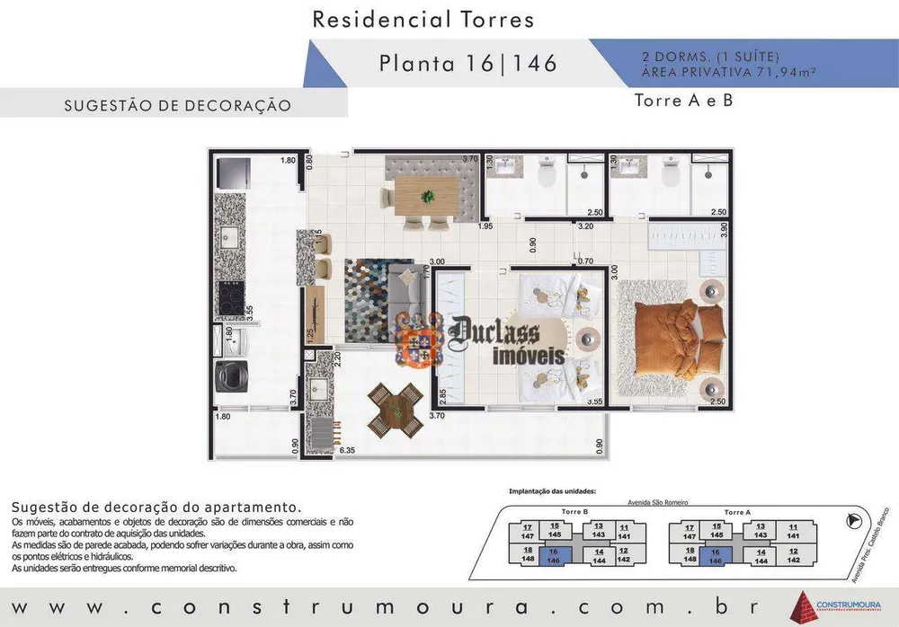 Apartamento, 2 quartos, 71 m² - Foto 8