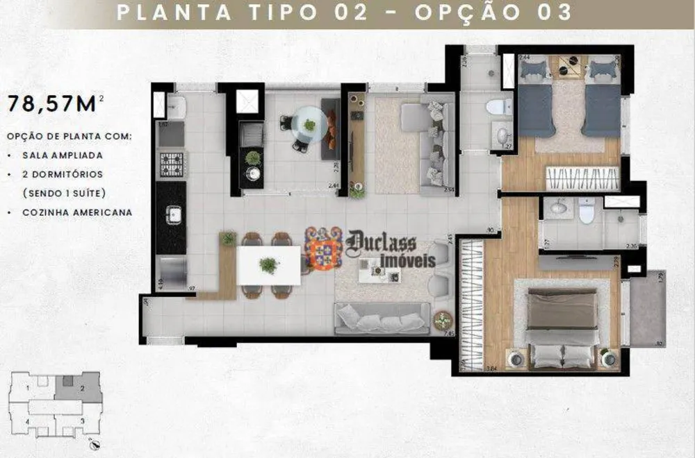 Apartamento, 2 quartos, 67 m² - Foto 18