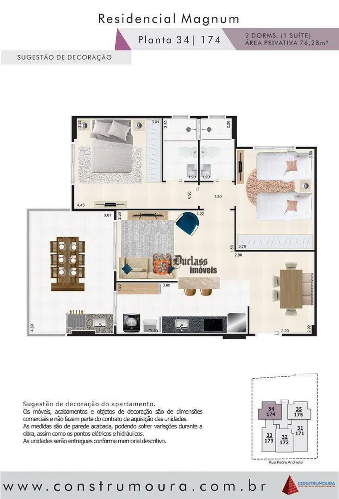 Apartamento, 2 quartos, 76 m² - Foto 7